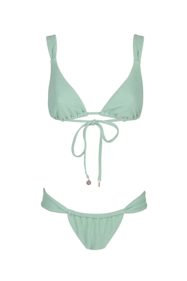 GINNY GREEN PASTEL PIQUE