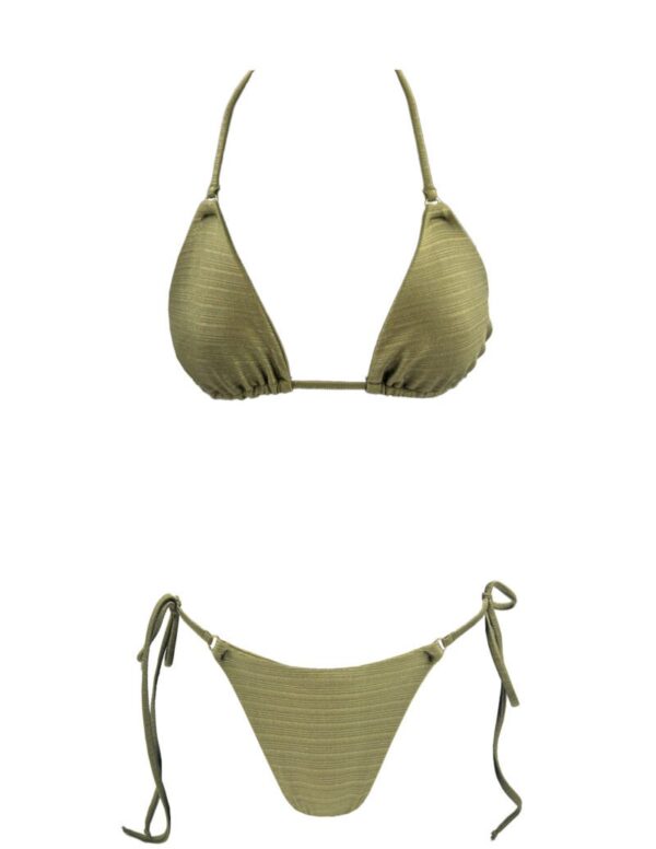 OLIVE GREEN HOT TRIANGLE BIKINI