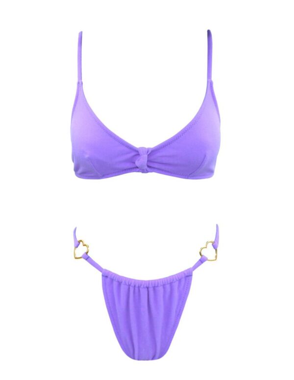 TERRY PURPLE HEARTS BIKINI