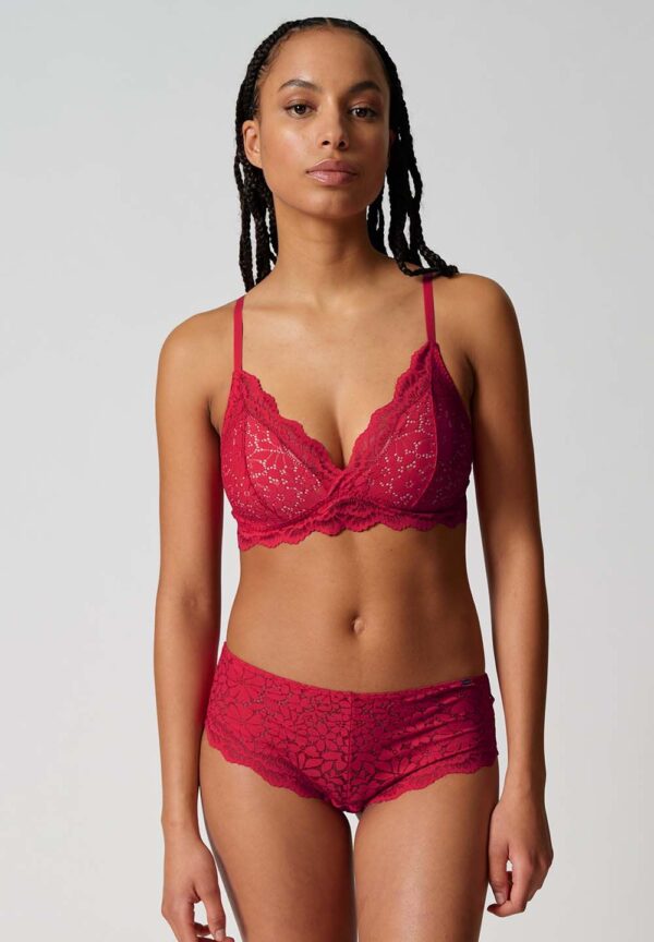 SKINY Padded triangle in be red