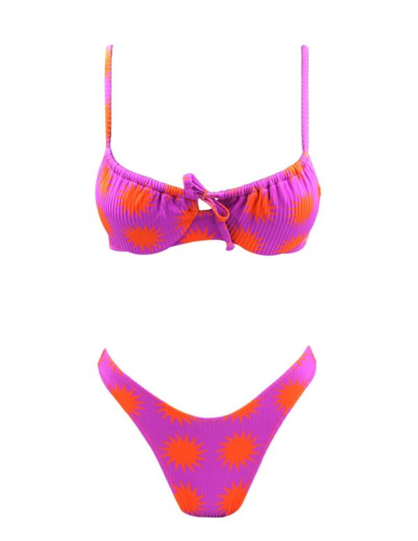 SOLEIL RUCHED UNDERWIRE BIKINI