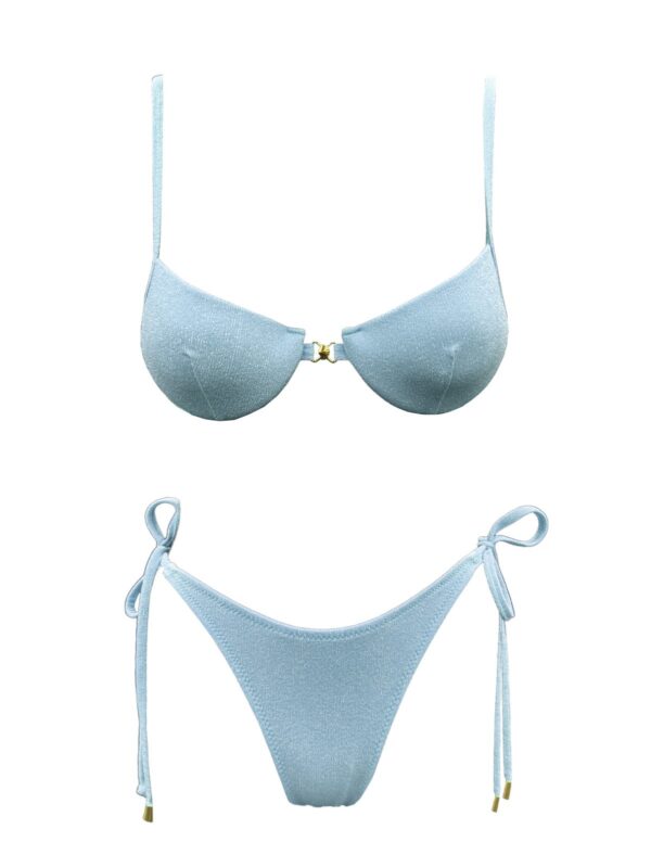 BABY BLUE SHELL BIKINI