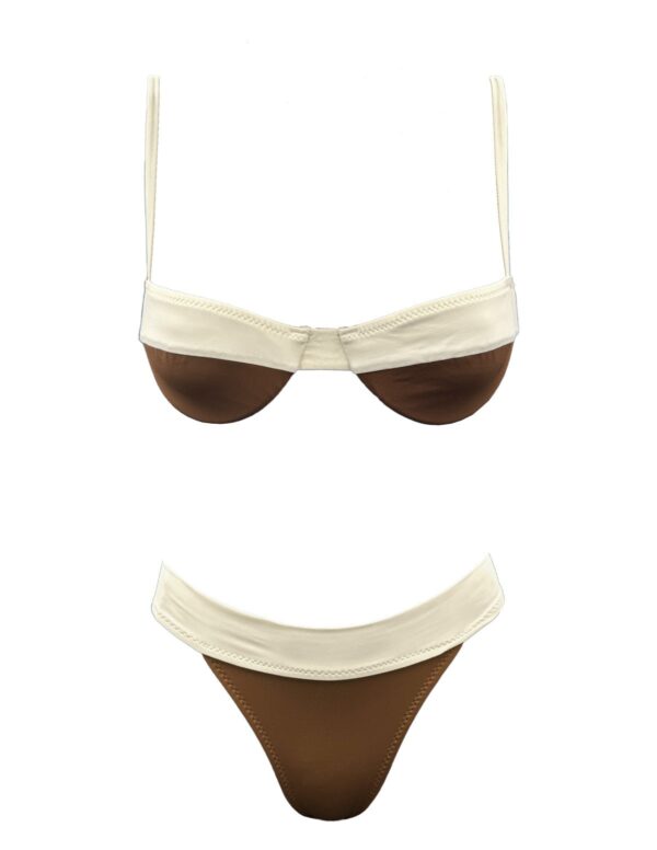 CHOCOLATE – IVORY CUP BIKINI