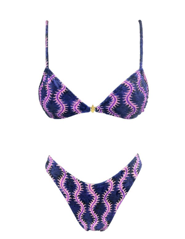 MIDNIGHT REEF SNAIL BRALETTE BIKINI