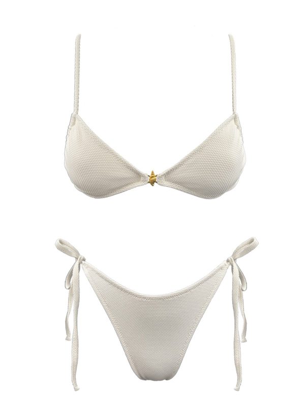 IVORY SNAIL BRALETTE BIKINI