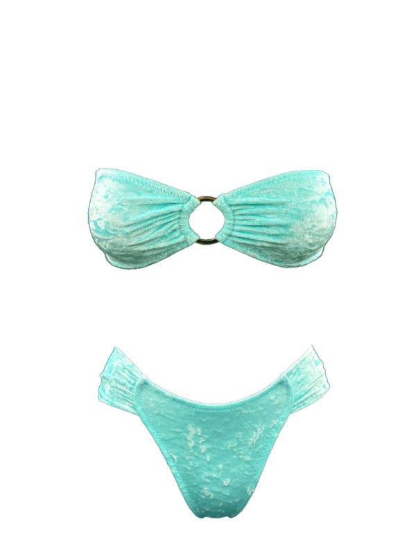 AQUA VELVET STRAPLESS BIKINI